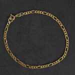 Pulseira Masculina Grumet Fina Folheada a Ouro 18k - 20cm - Imagem 3