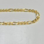 Pulseira Masculina Grumet Fina Folheada a Ouro 18k - 20cm - Imagem 2