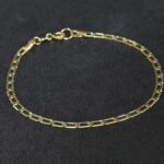 Pulseira Masculina Cartier Folheada a Ouro 18k - 20cm - Imagem 3