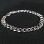 Pulseira Masculina Grumet Prata - 22cm - Imagem 3