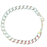 Pulseira Masculina Grumet Prata - 22cm