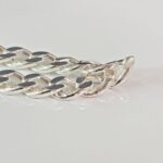 Pulseira Masculina Grumet Prata - 22cm - Imagem 2