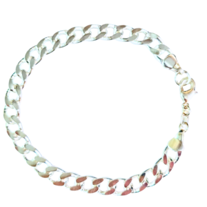 Pulseira Masculina Grumet Prata - 22cm