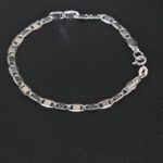 Pulseira Masculina Piastrine Prata - 22cm - Imagem 3