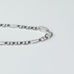 Pulseira Masculina Elo Marinha (Mariner) 3x1 Fina Folheada a Prata - 22cm - Imagem 2