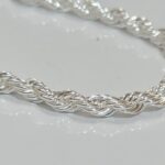 Pulseira Masculina Elo Cordão Baiano Folheada a Prata - 22cm - Imagem 3
